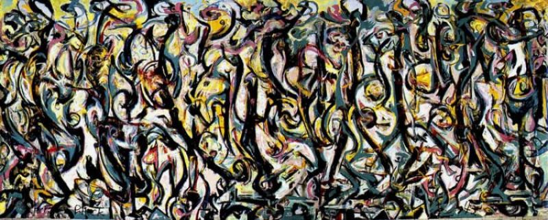 Pollock, Bild in einer einzigen Nacht gemalt