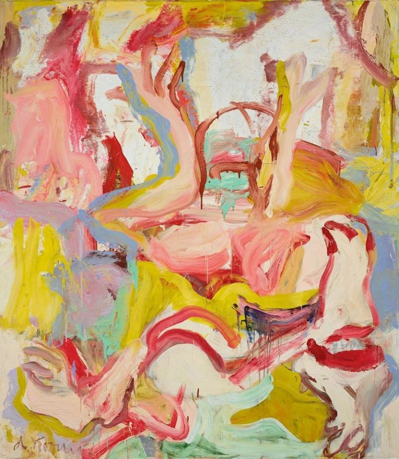 Reproduction painting by Willem De Kooning Amityville 1971